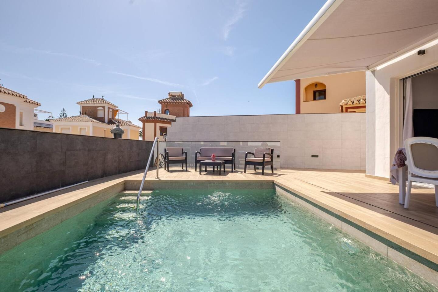 Villa Antonia Mar - Private & Heated Pool - Punta Lara Nerja Kültér fotó